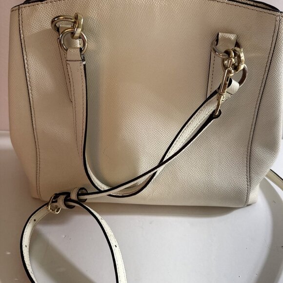 Coach White Ivory Minetta Crossbody Shoulder Bag L1822-F67091 *read - Picture 4 of 11